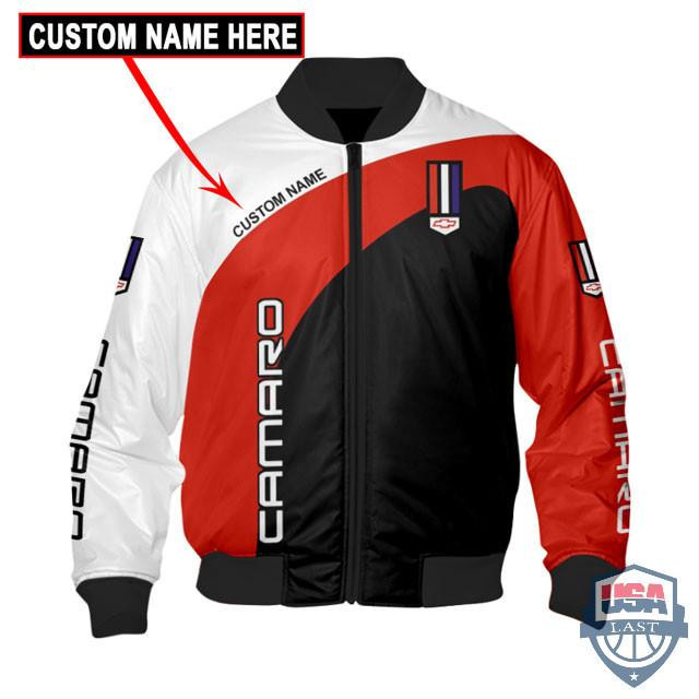 Chevrolet Camaro Personalized Bomber Jacket | Automotive Jacket for Men & Women | Car Fan Gift