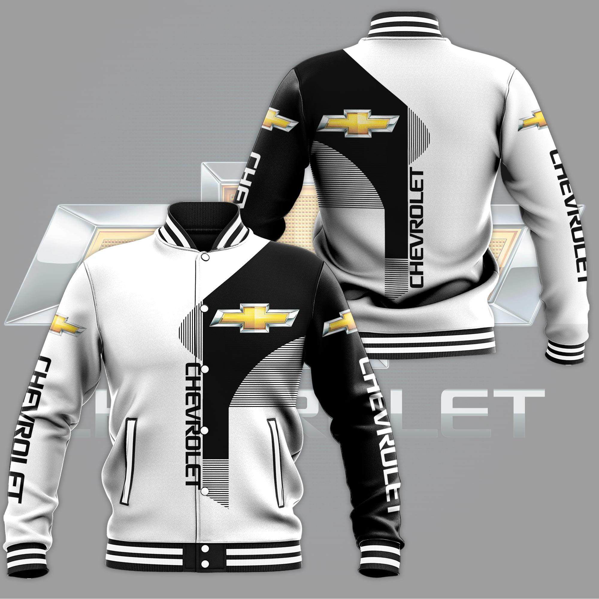 Chevrolet Car Fashion Baseball Jacket for Men & Women | Vehicle Brand Fan Gift