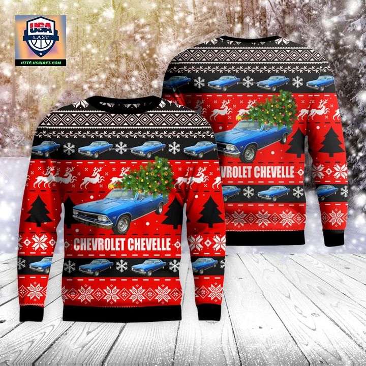 Chevrolet Chevelle Christmas Sweater 3D