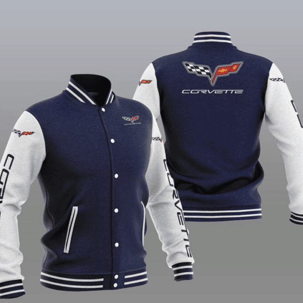 Chevrolet Corvette ,gift For Chevrolet Corvette Fans Baseball Jacket Varsity Baseball Jacket for Men & Women | Vehicle Brand Fan Gift