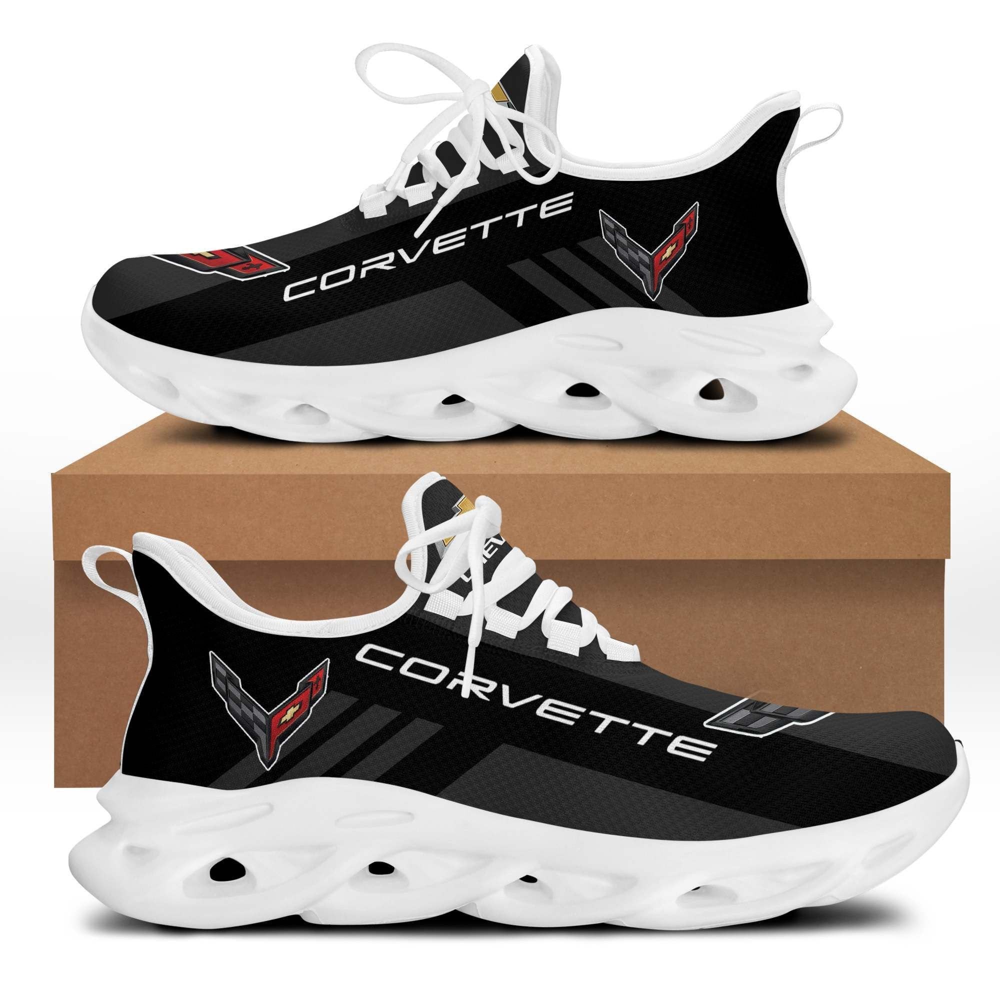Chevrolet Corvette Max Soul Shoes Sneakers for Men And Women – Car Shoes, Racing Sneakers