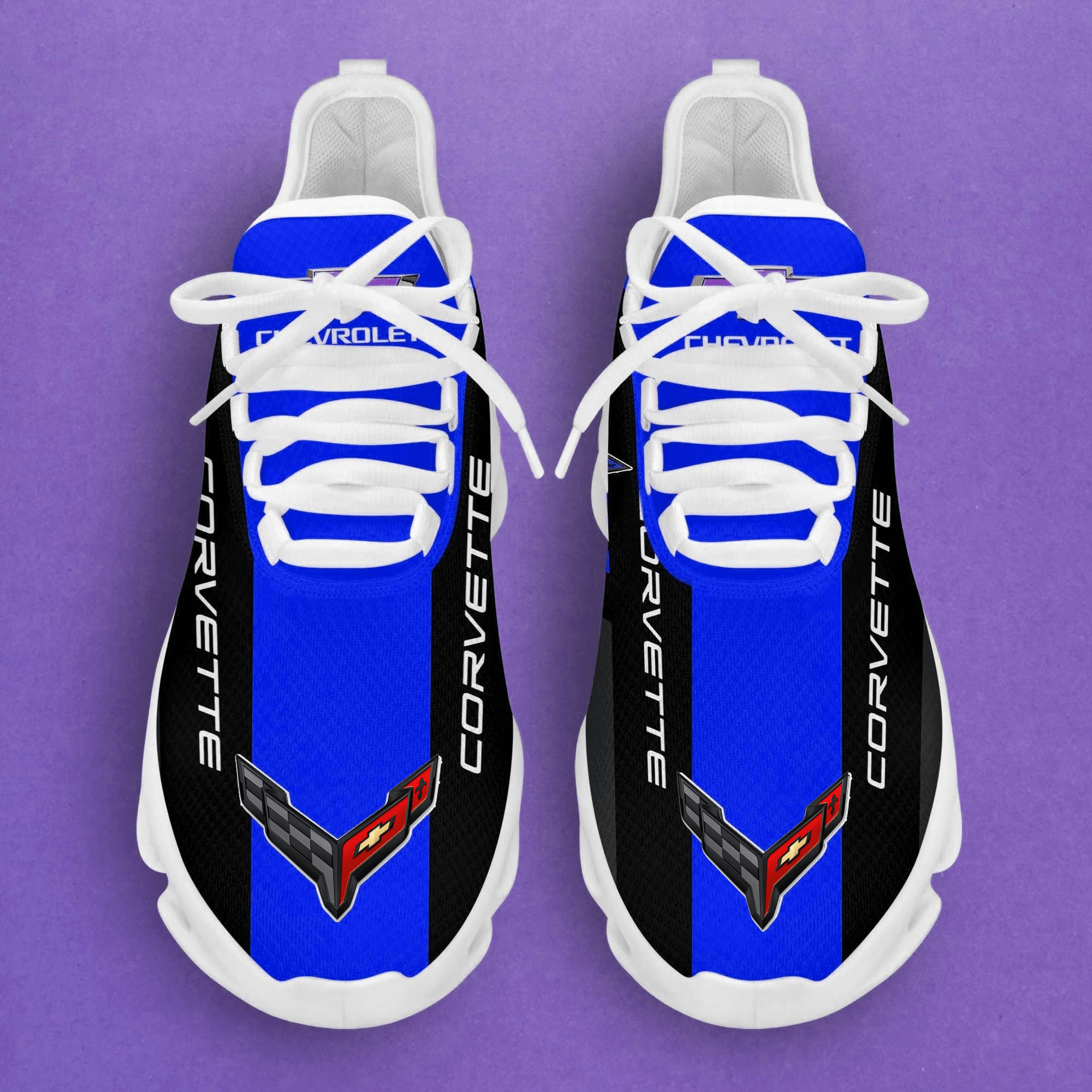 Chevrolet Corvette Max Soul Shoes Sneakers for Men And Women – Car Shoes, Racing Sneakers - Image 3