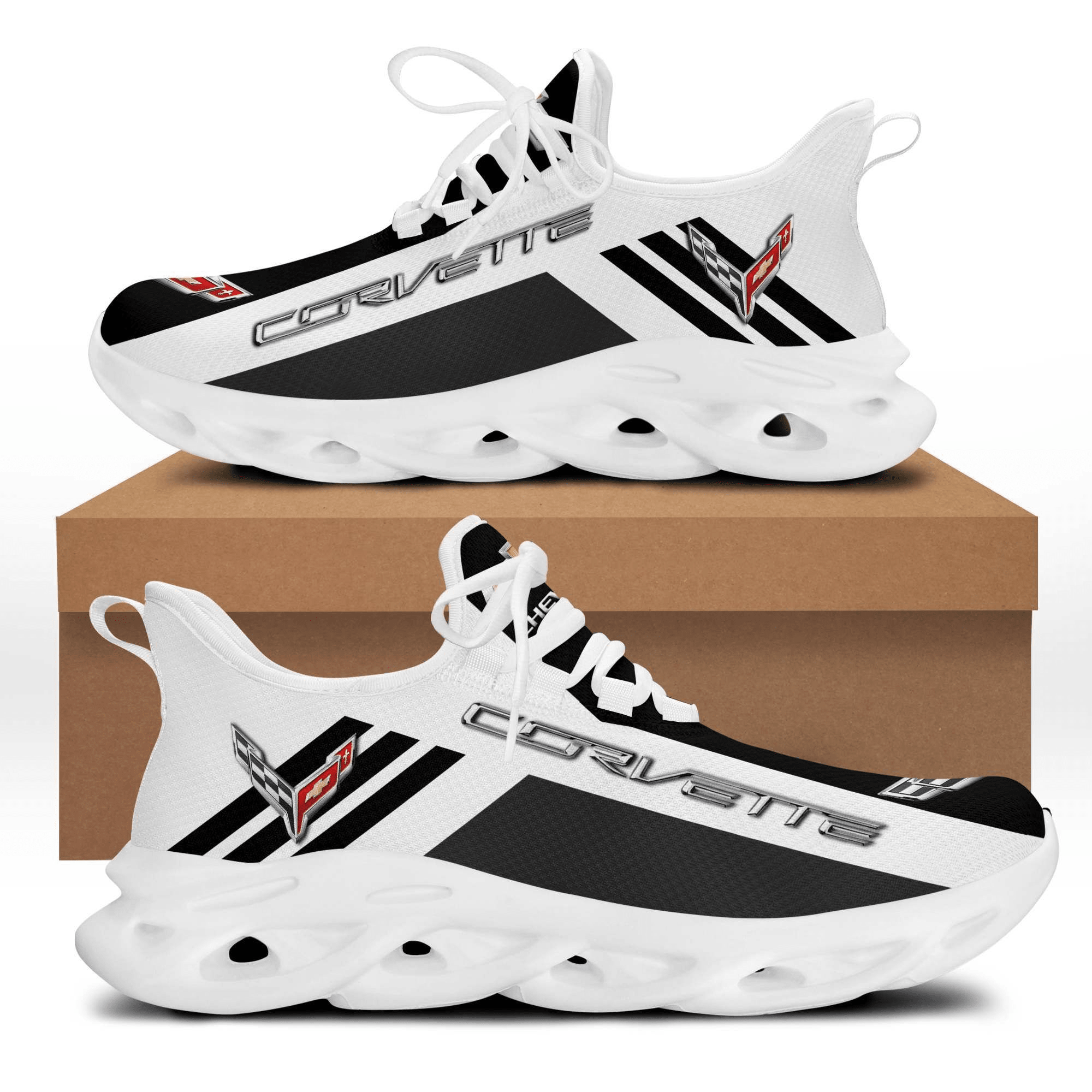Chevrolet Corvette Max Soul Shoes Sneakers for Men And Women – Car Shoes, Racing Sneakers - Image 4