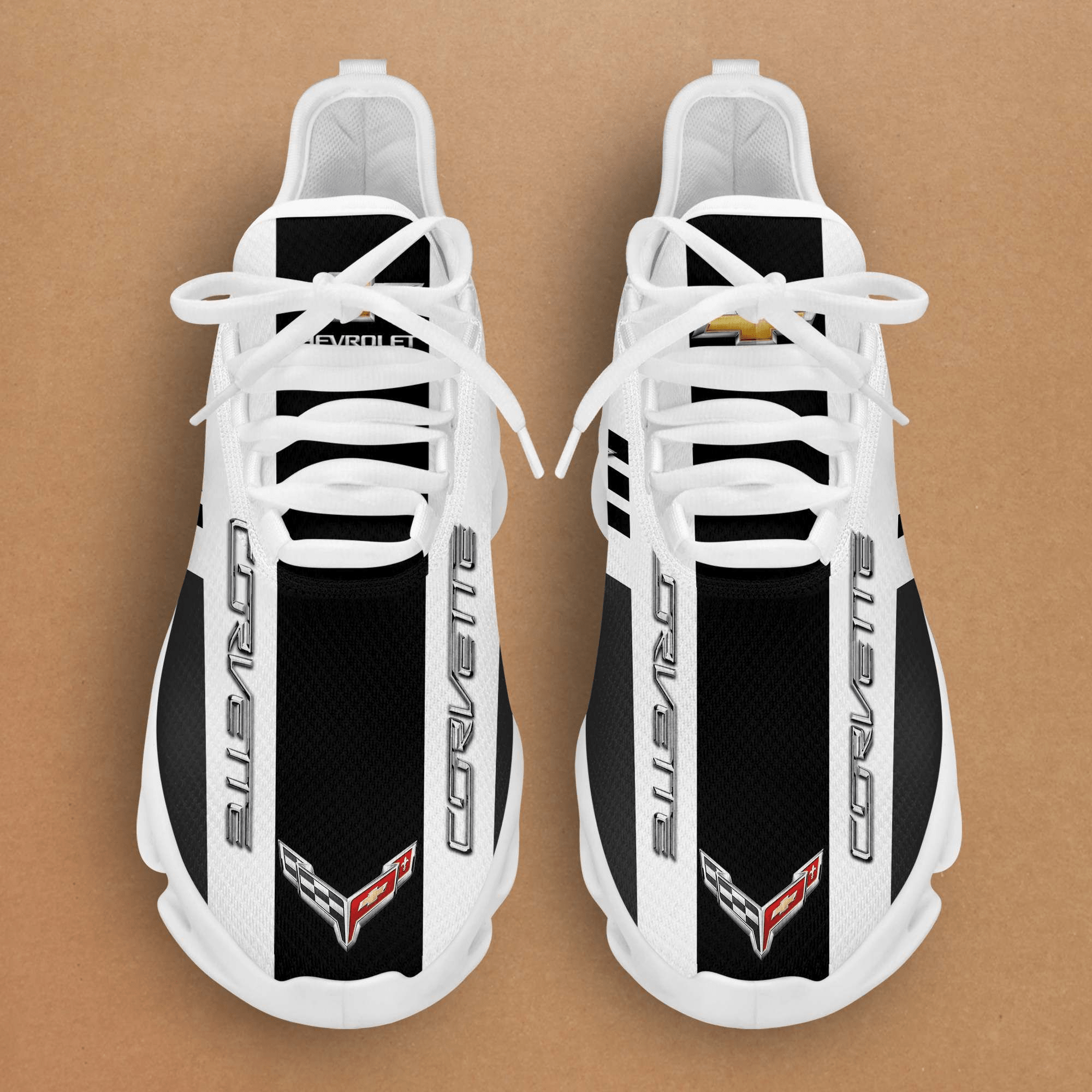 Chevrolet Corvette Max Soul ShoesSneakers for Men And Women – Car Shoes, Racing Sneakers - Image 3