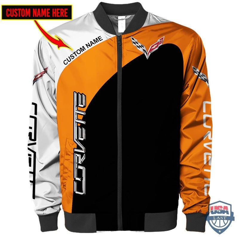 Chevrolet Corvette Personalized Bomber Jacket | Automotive Jacket for Men & Women | Car Fan Gift