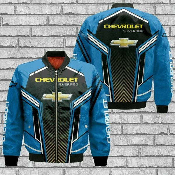Chevrolet Silverado Bomber Jacket | Automotive Jacket for Men & Women | Car Fan Gift