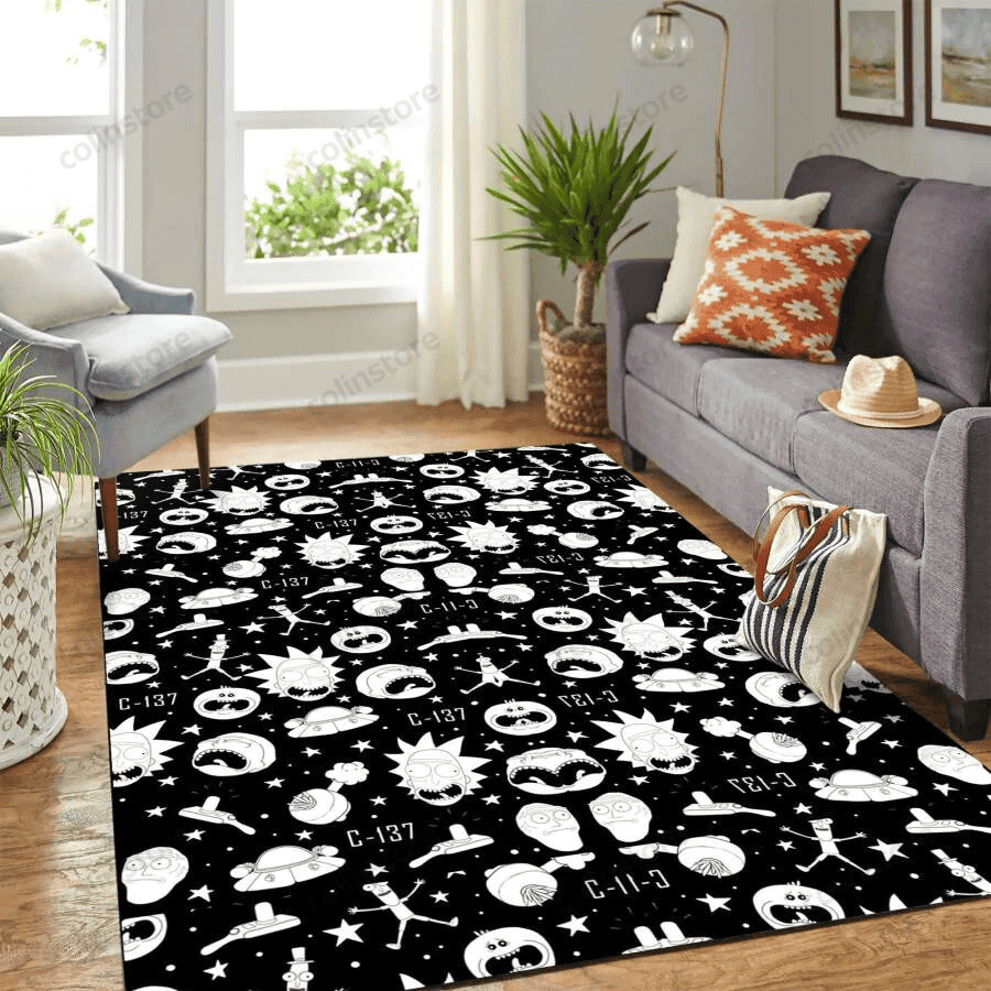 Chicago Bears 3D Rectangle Area Rug – Full Print Carpet For Living Room & Bedroom Home Decor