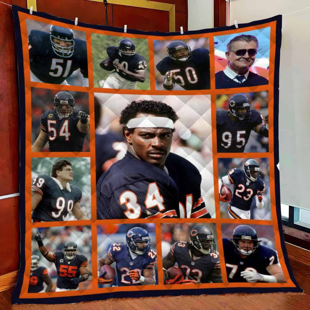 Chicago Bears Legends Fleece Blanket Quilt Blanket