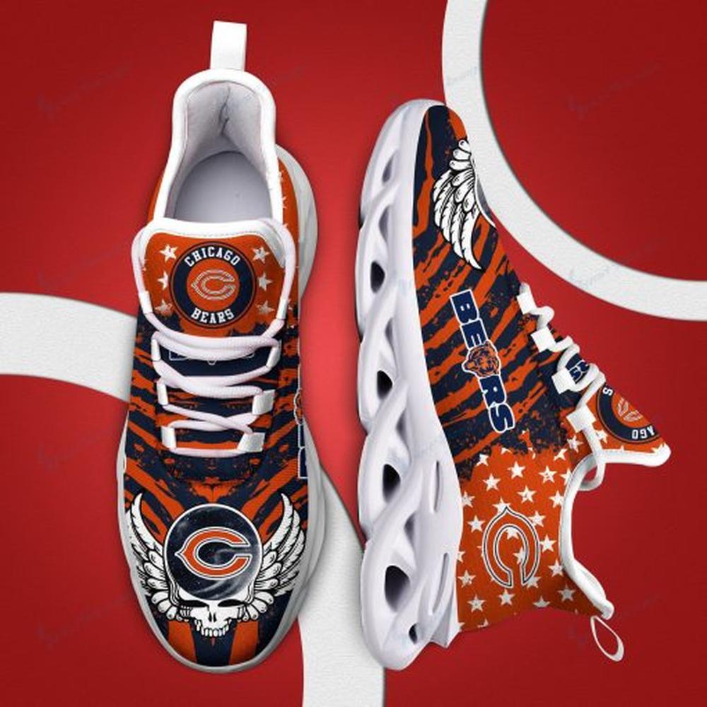 Chicago Bears Max Soul Shoes Sneakers for Men And Women – NFL Football Fan Shoes, Team Sneakers - Image 5