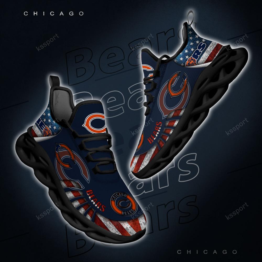Chicago Bears Max Soul Shoes Sneakers for Men And Women – NFL Football Fan Shoes, Team Sneakers - Image 3