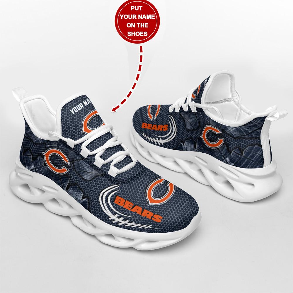 Chicago Bears Max Soul Shoes Sneakers for Men And Women – NFL Football Fan Shoes, Team Sneakers - Image 4