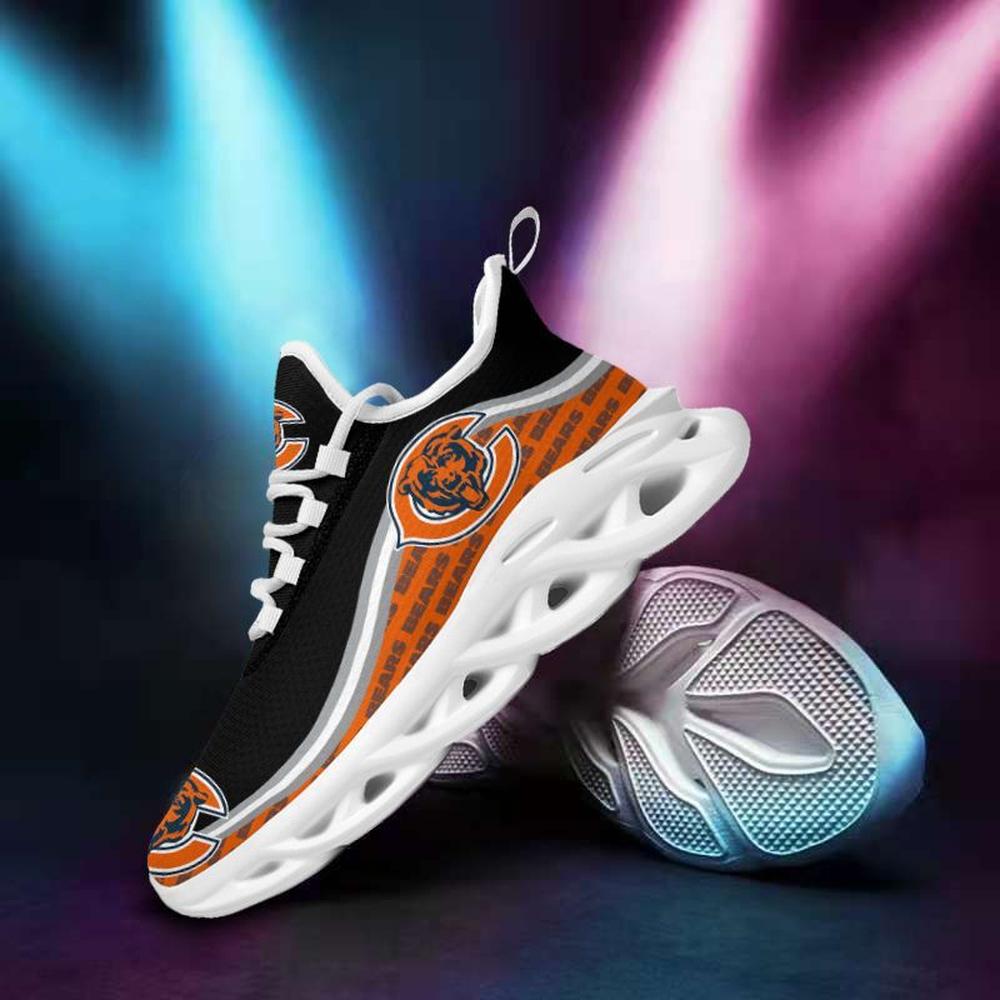 Chicago Bears Max Soul Shoes Sneakers for Men And Women – NFL Football Fan Shoes, Team Sneakers