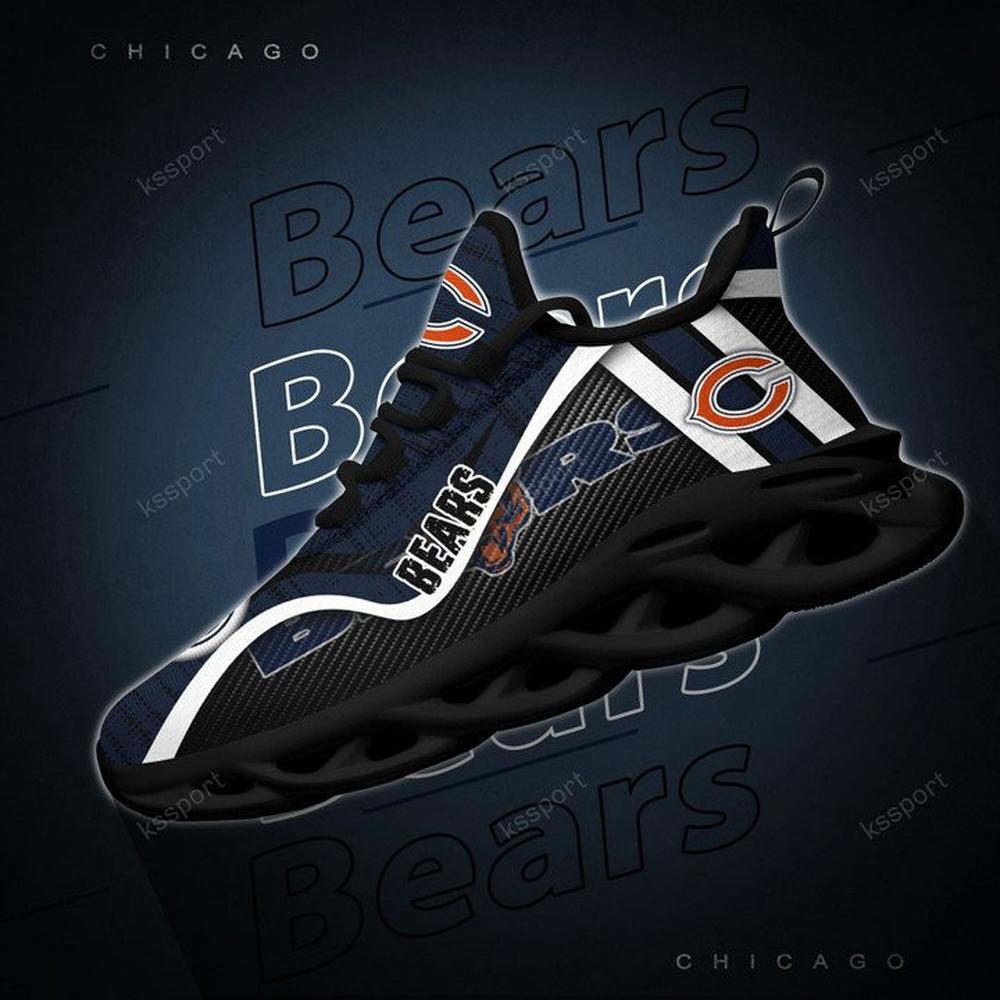 Chicago Bears Max Soul Shoes Sneakers for Men And Women – NFL Football Fan Shoes, Team Sneakers - Image 4
