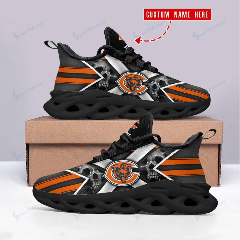 Chicago Bears Max Soul Shoes Sneakers for Men And Women – NFL Football Fan Shoes, Team Sneakers - Image 3