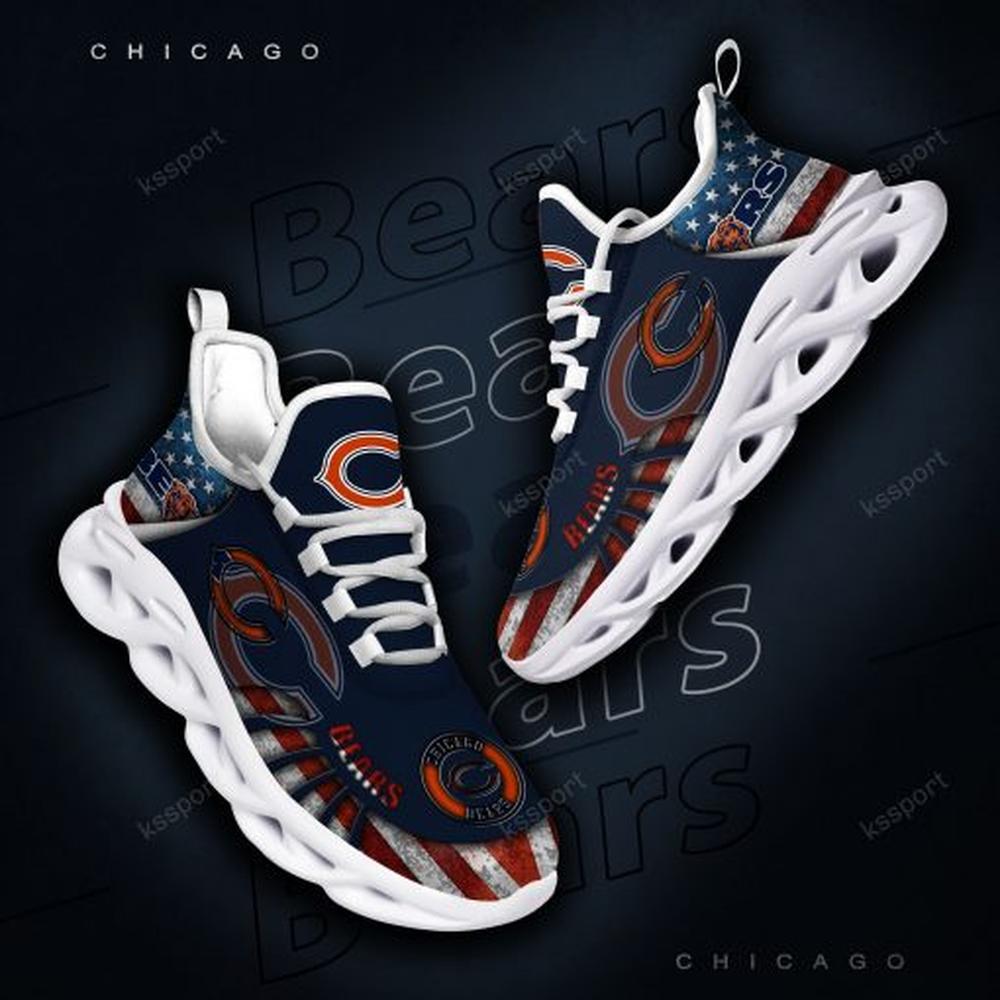 Chicago Bears Max Soul Shoes Sneakers for Men And Women – NFL Football Fan Shoes, Team Sneakers - Image 6