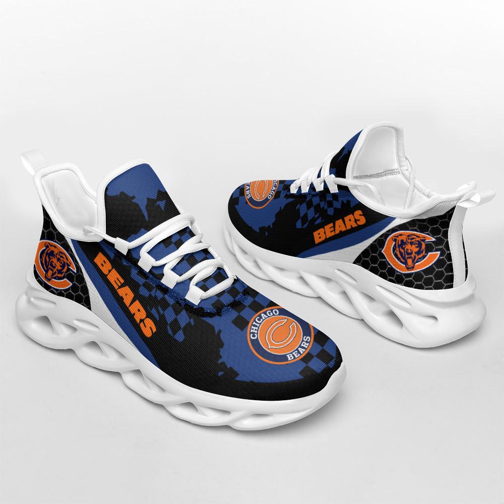 Chicago Bears Max Soul Shoes Sneakers for Men And Women – NFL Football Fan Shoes, Team Sneakers - Image 4