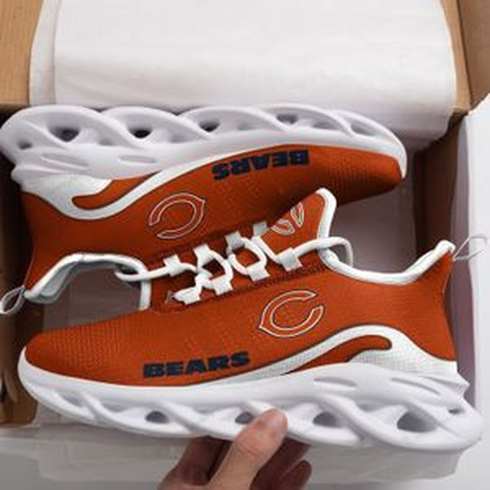 Chicago Bears Max Soul ShoesSneakers for Men And Women – NFL Football Fan Shoes, Team Sneakers