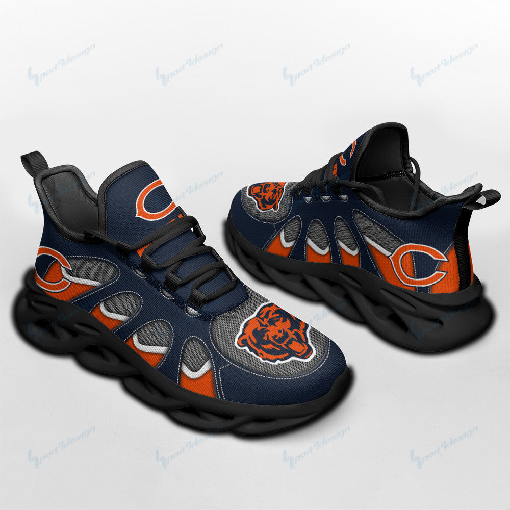 Chicago Bears NFL Max Soul Shoes Sneakers for Men And Women – NFL Football Fan Shoes, Team Sneakers - Image 4