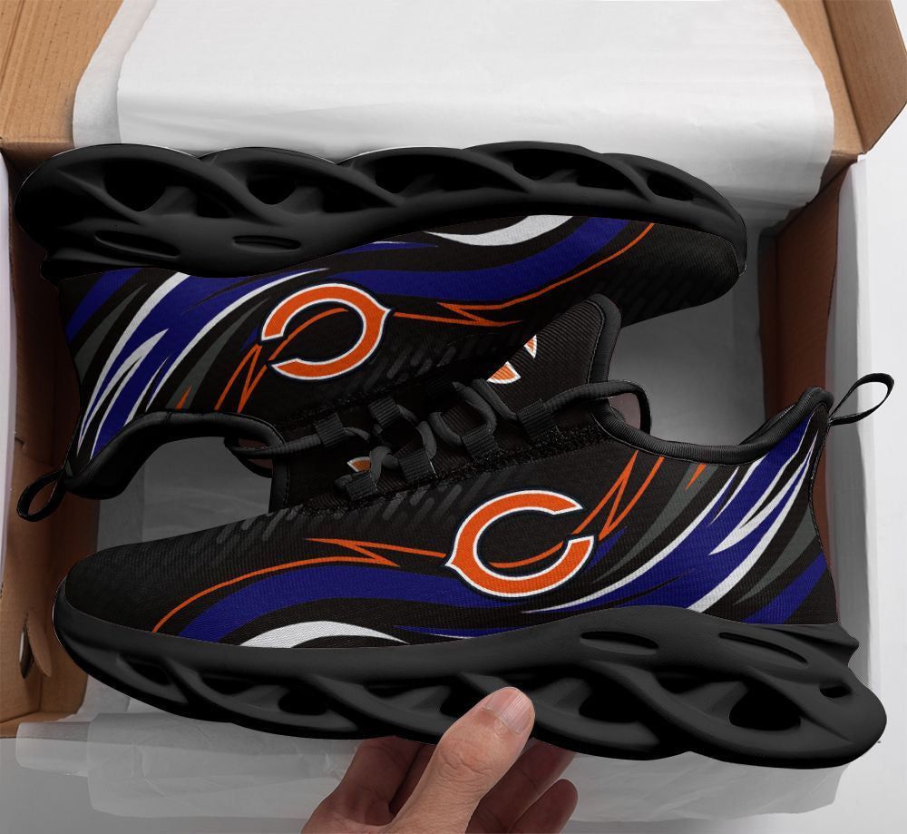 Chicago Bears NFL Max Soul Shoes Sneakers for Men And Women – NFL Football Fan Shoes, Team Sneakers - Image 4