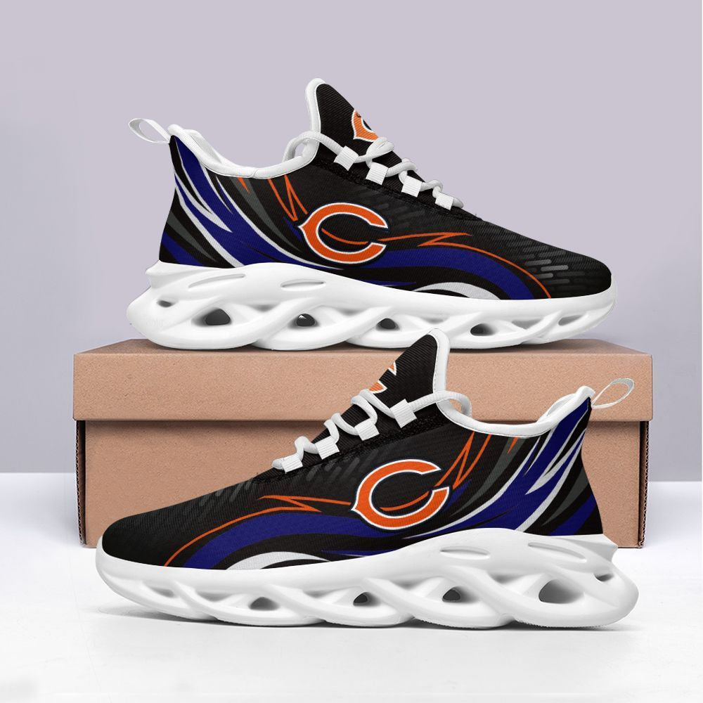 Chicago Bears NFL Max Soul Shoes Sneakers for Men And Women – NFL Football Fan Shoes, Team Sneakers