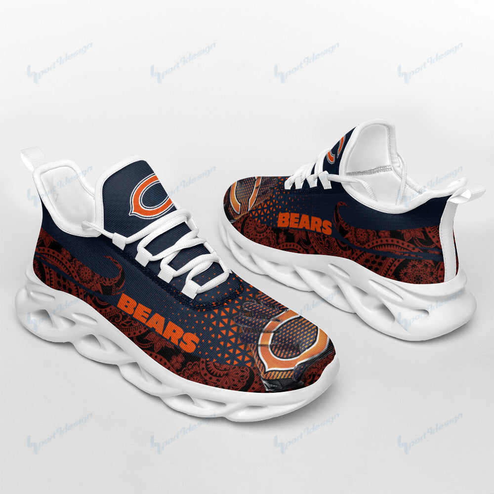 Chicago Bears NFL Max Soul Shoes Sneakers for Men And Women – NFL Football Fan Shoes, Team Sneakers - Image 4