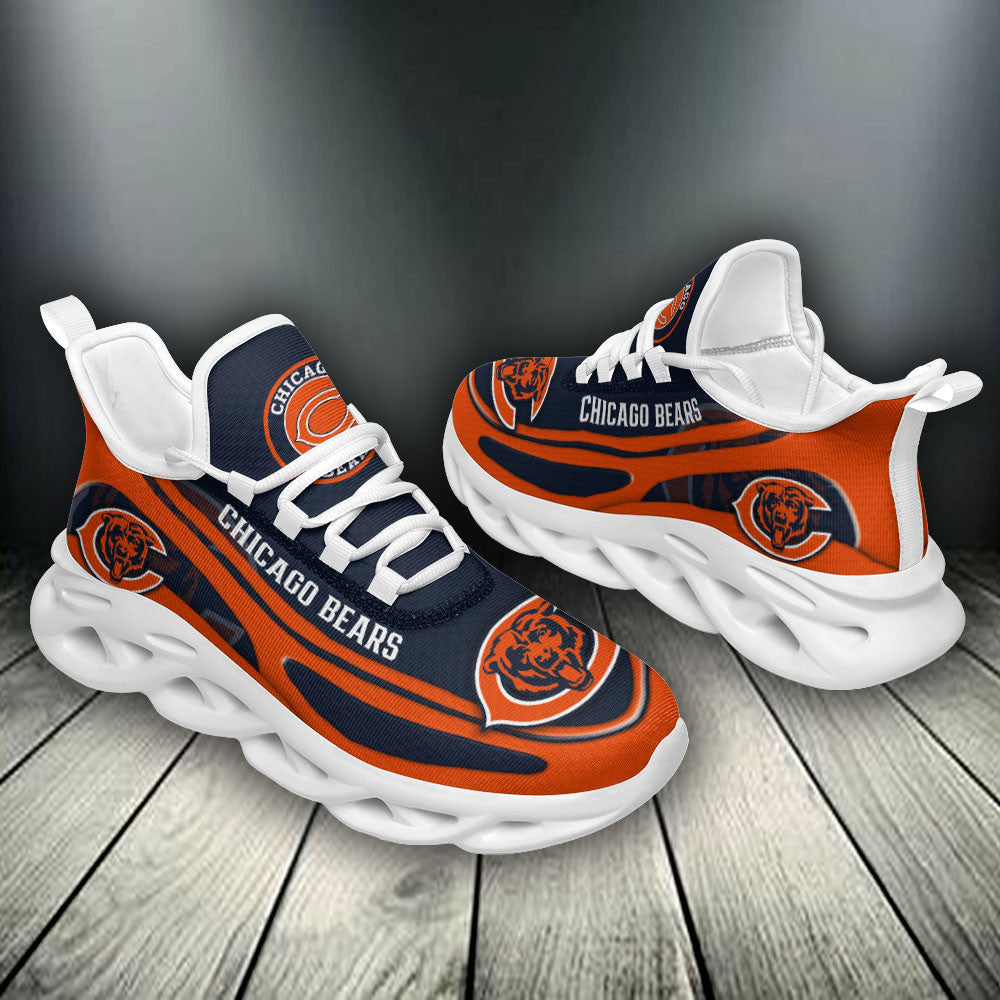 Chicago Bears NFL Max Soul Shoes Sneakers for Men And Women – NFL Football Fan Shoes, Team Sneakers - Image 4