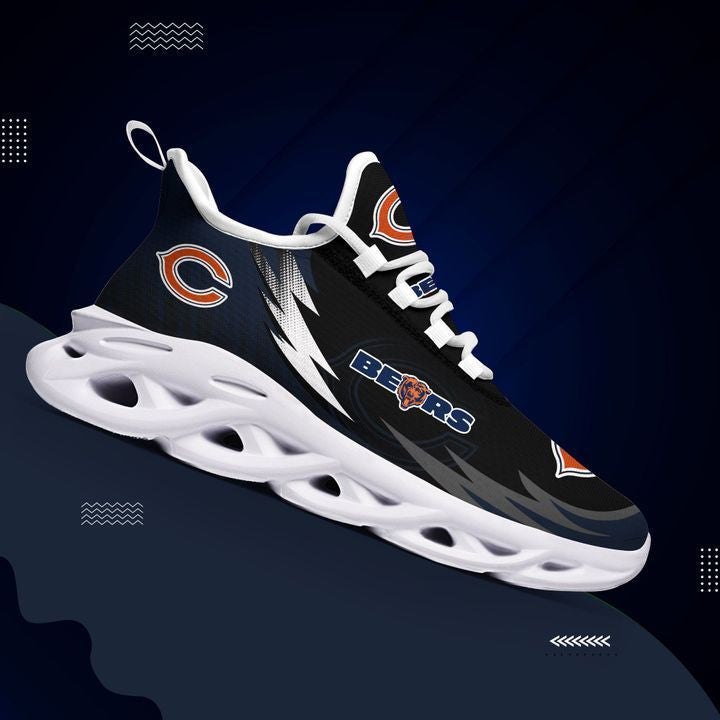 Chicago Bears NFL Max Soul Shoes Sneakers for Men And Women – NFL Football Fan Shoes, Team Sneakers - Image 5