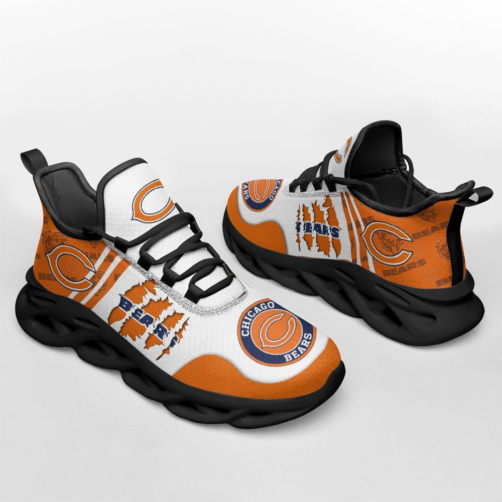 Chicago Bears NFL Max Soul Shoes Sneakers for Men And Women – NFL Football Fan Shoes, Team Sneakers - Image 4