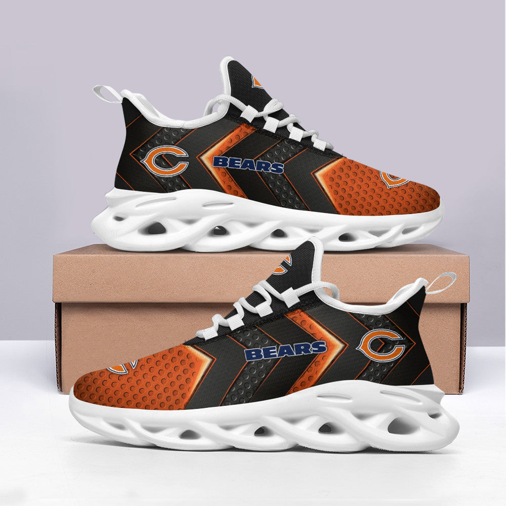 Chicago Bears NFL Max Soul Shoes Sneakers for Men And Women – NFL Football Fan Shoes, Team Sneakers