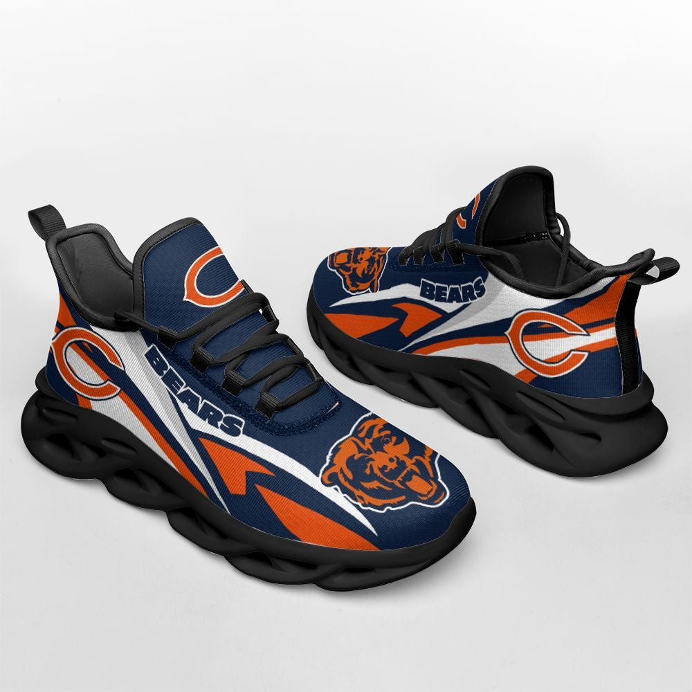 Chicago Bears NFL Max Soul Shoes Sneakers for Men And Women – NFL Football Fan Shoes, Team Sneakers - Image 3
