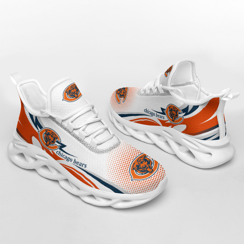 Chicago Bears NFL Max Soul Shoes Sneakers for Men And Women – NFL Football Fan Shoes, Team Sneakers - Image 4