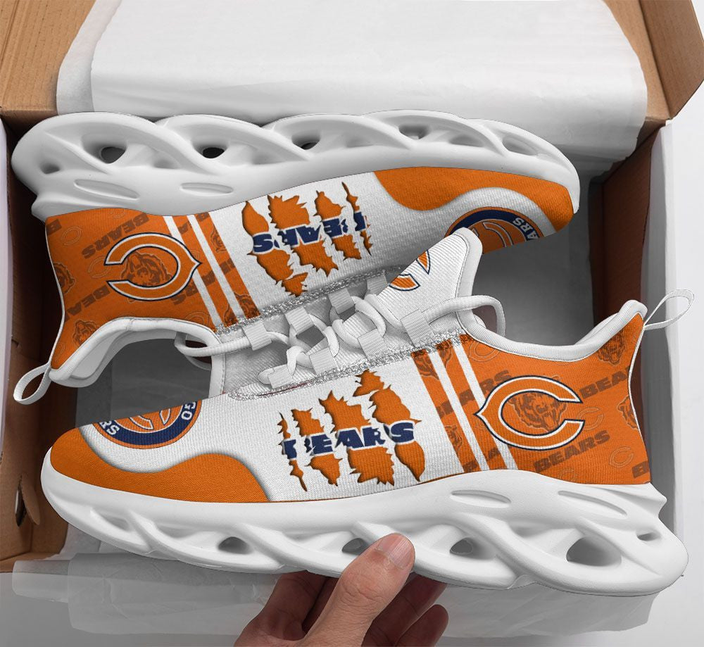 Chicago Bears NFL Max Soul Shoes Sneakers for Men And Women – NFL Football Fan Shoes, Team Sneakers - Image 3