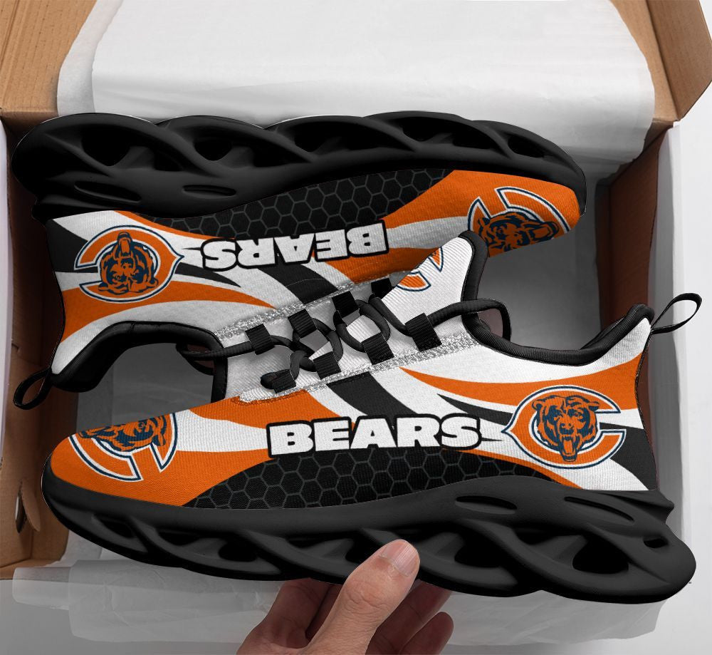 Chicago Bears NFL Max Soul Shoes Sneakers for Men And Women – NFL Football Fan Shoes, Team Sneakers - Image 4
