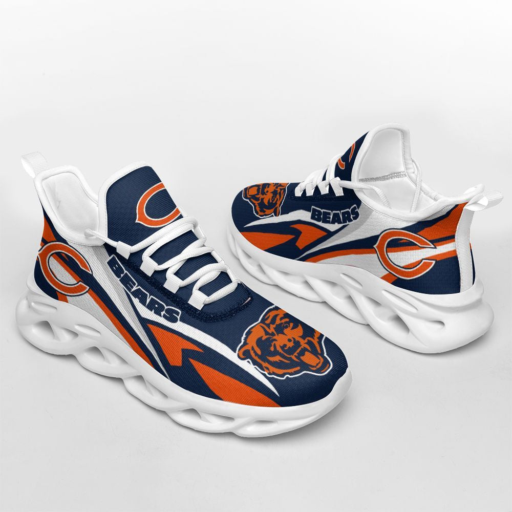 Chicago Bears NFL Max Soul Shoes Sneakers for Men And Women – NFL Football Fan Shoes, Team Sneakers