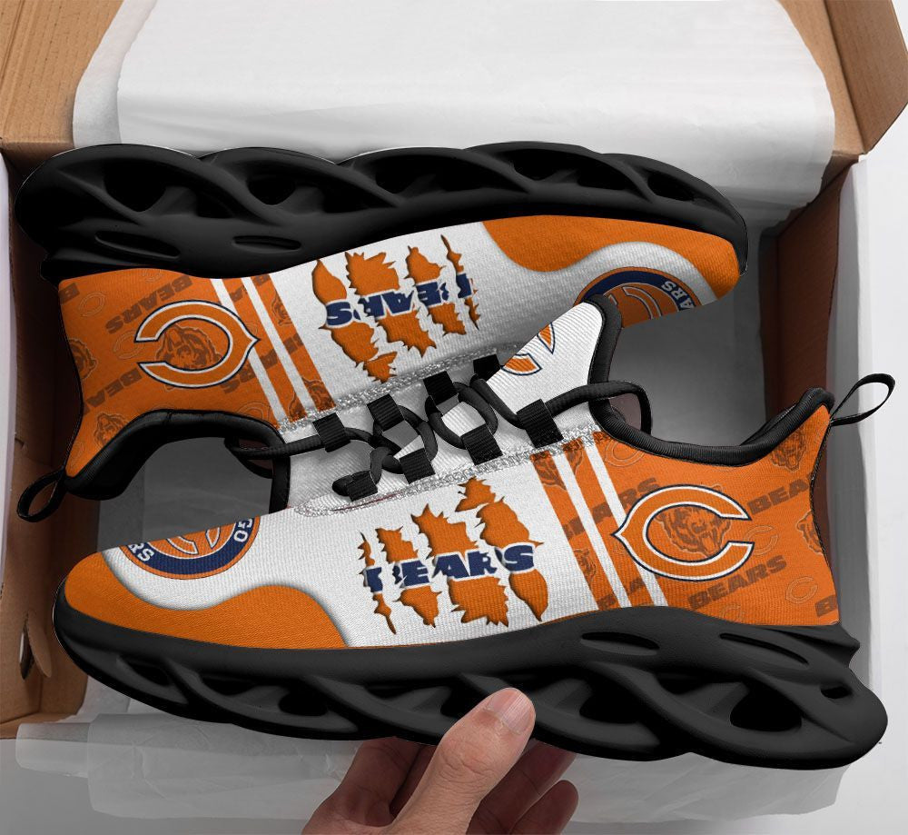 Chicago Bears NFL Max Soul Shoes Sneakers for Men And Women – NFL Football Fan Shoes, Team Sneakers - Image 6