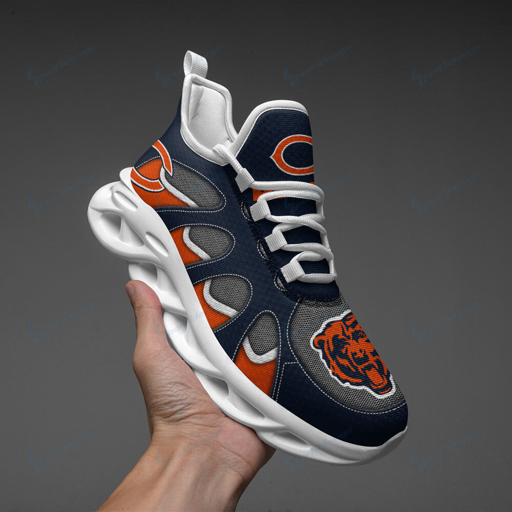 Chicago Bears NFL Max Soul Shoes Sneakers for Men And Women – NFL Football Fan Shoes, Team Sneakers - Image 5