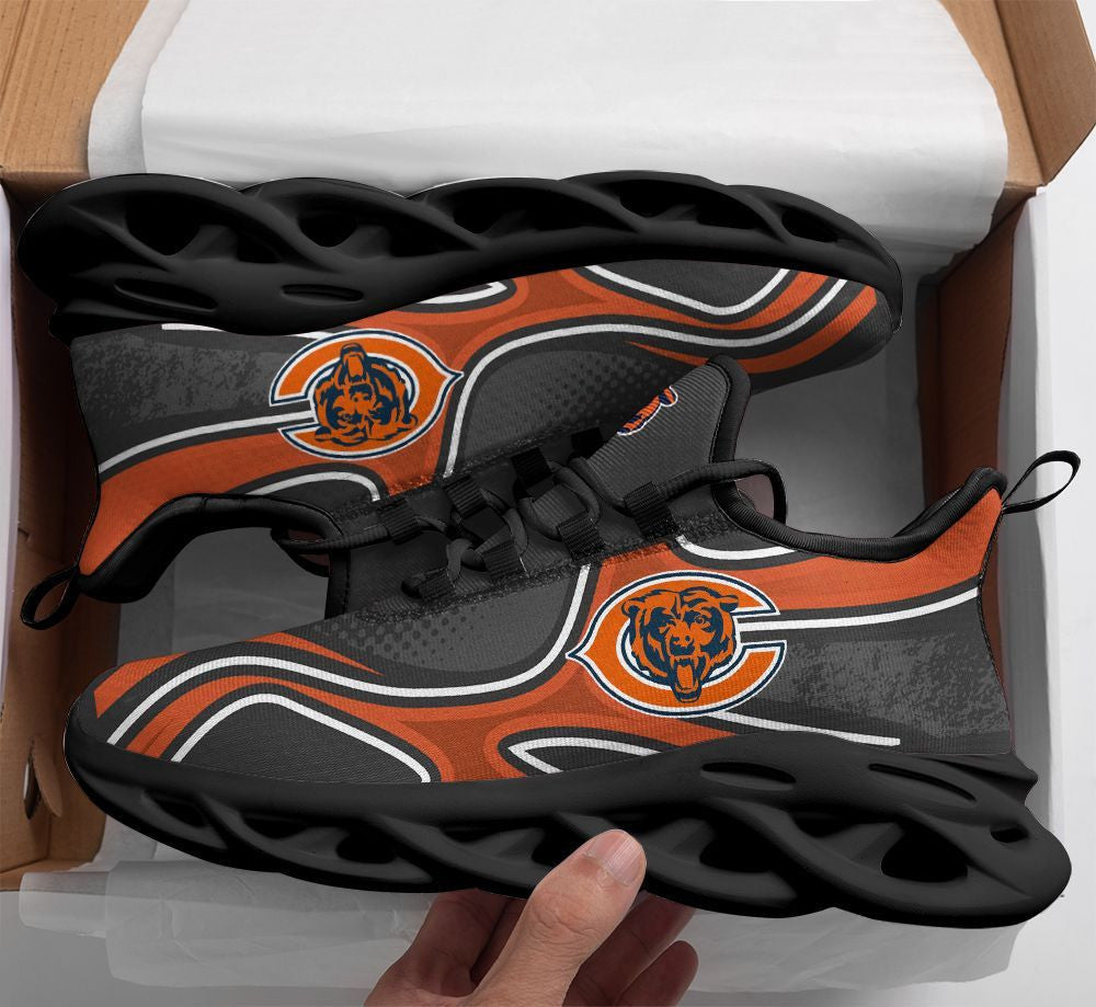 Chicago Bears NFL Max Soul Shoes Sneakers for Men And Women – NFL Football Fan Shoes, Team Sneakers - Image 4