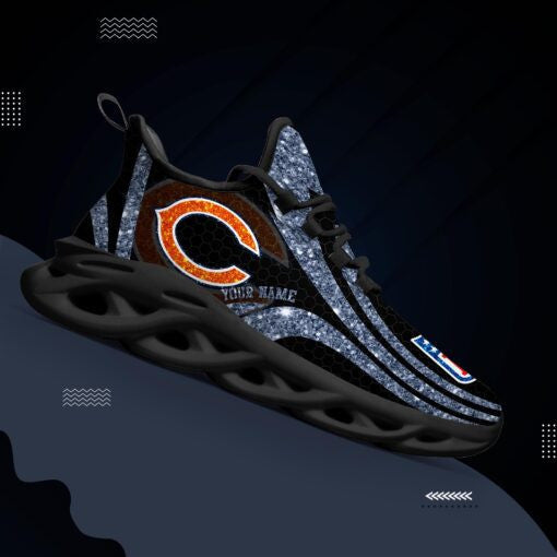 Chicago Bears NFL Max Soul Shoes Sneakers for Men And Women – NFL Football Fan Shoes, Team Sneakers
