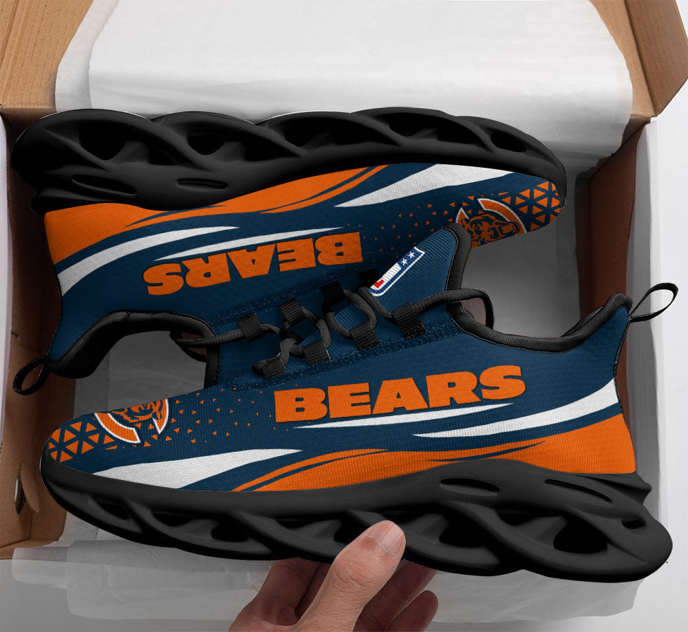 Chicago Bears NFL Max Soul Shoes Sneakers for Men And Women – NFL Football Fan Shoes, Team Sneakers - Image 3