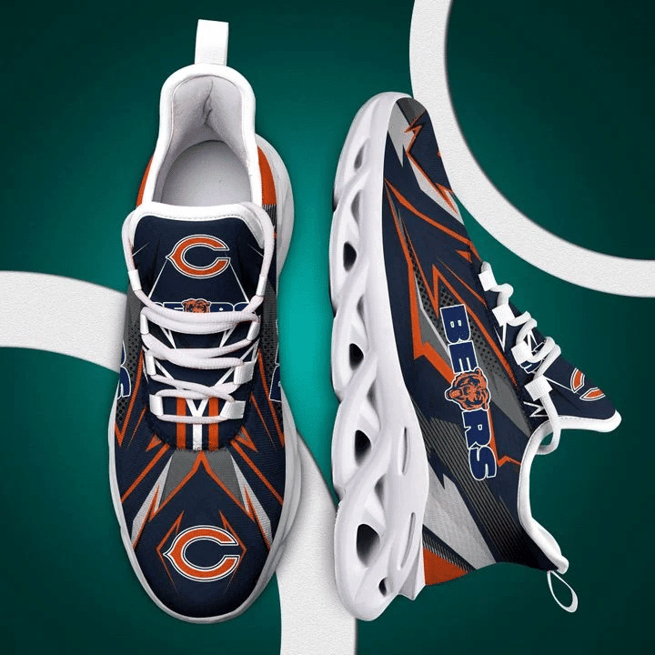 Chicago Bears NFL Max Soul Shoes Sneakers for Men And Women – NFL Football Fan Shoes, Team Sneakers - Image 4