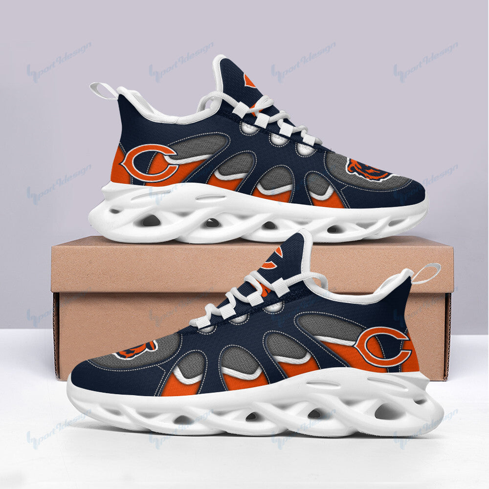Chicago Bears NFL Max Soul Shoes Sneakers for Men And Women – NFL Football Fan Shoes, Team Sneakers