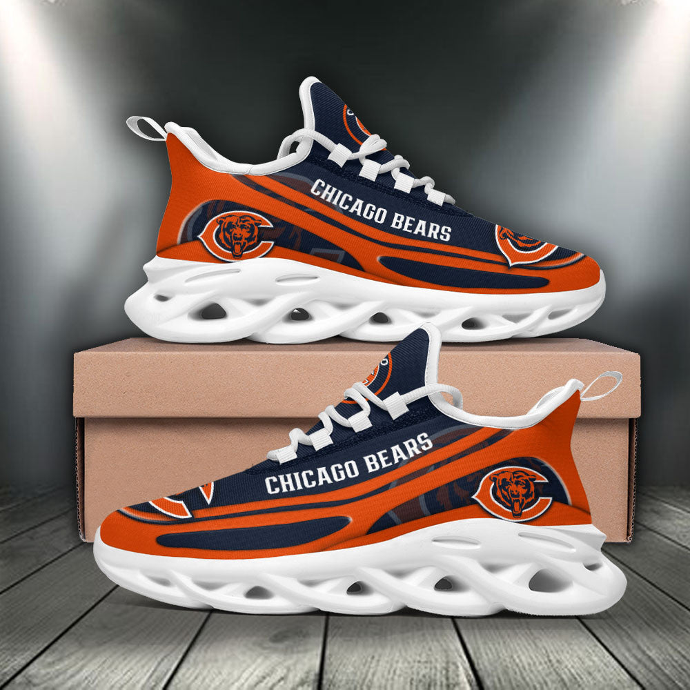 Chicago Bears NFL Max Soul Shoes Sneakers for Men And Women – NFL Football Fan Shoes, Team Sneakers - Image 3