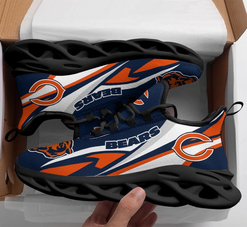 Chicago Bears NFL Max Soul Shoes Sneakers for Men And Women – NFL Football Fan Shoes, Team Sneakers - Image 4