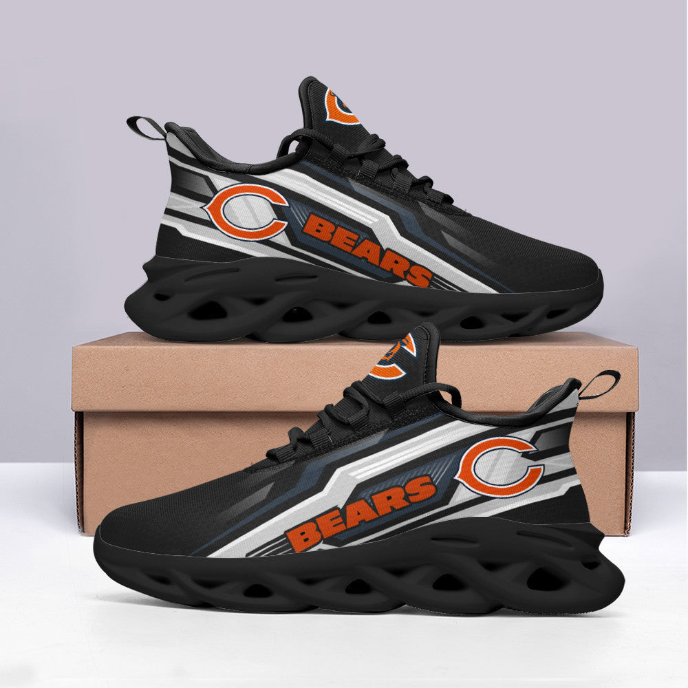 Chicago Bears NFL Max Soul Shoes Sneakers for Men And Women – NFL Football Fan Shoes, Team Sneakers