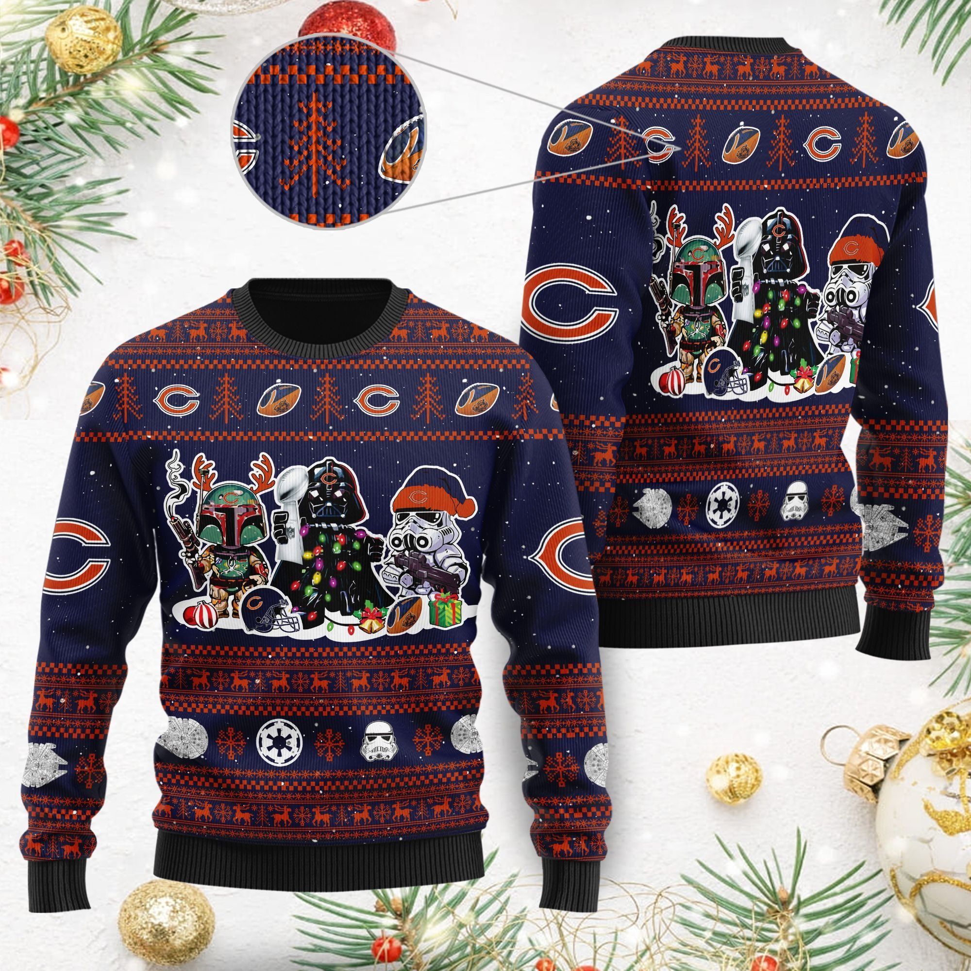 Chicago BearsI Star Wars Ugly Christmas Sweater
