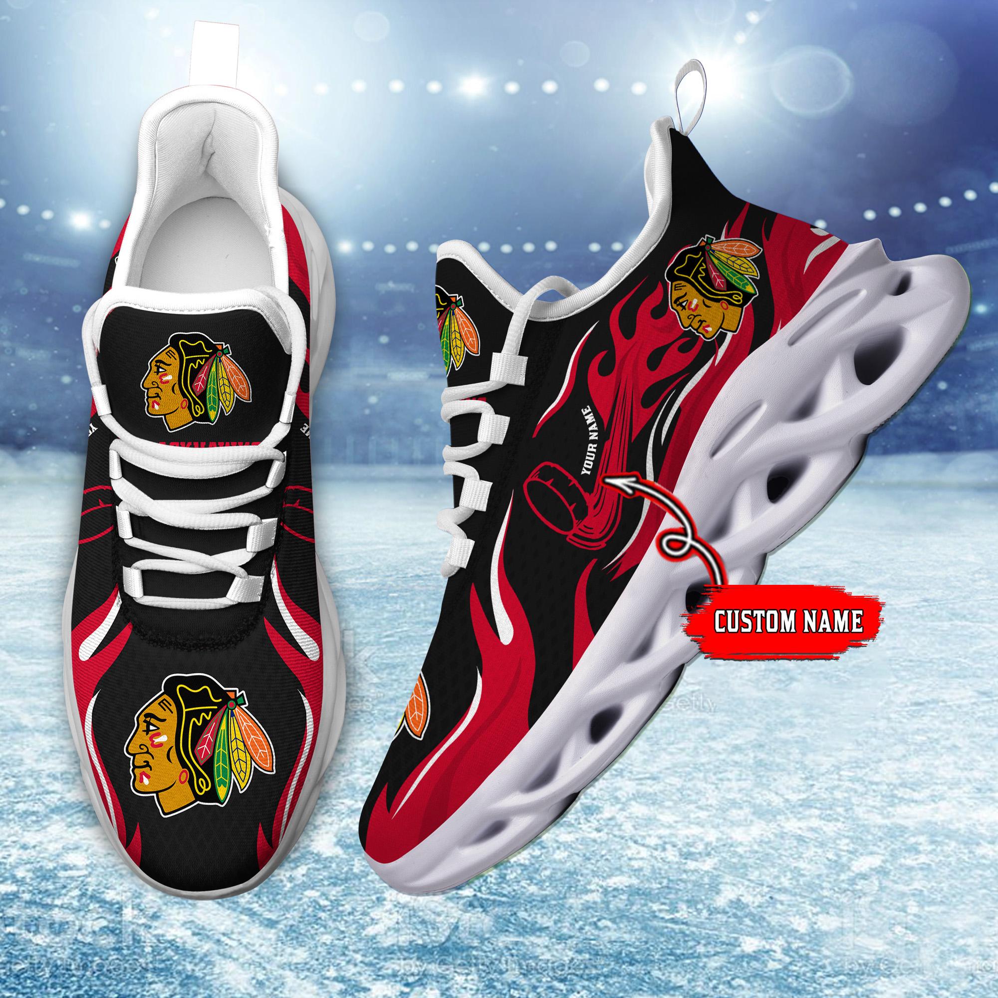 Chicago Blackhawks Max Soul Shoes Sneakers for Men And Women – NBA Basketball Fan Shoes, Team Sneakers