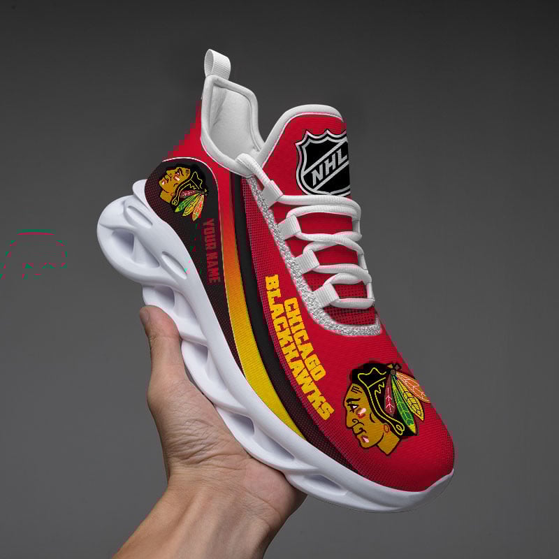 Chicago Blackhawks Max Soul Shoes Sneakers for Men And Women – NBA Basketball Fan Shoes, Team Sneakers