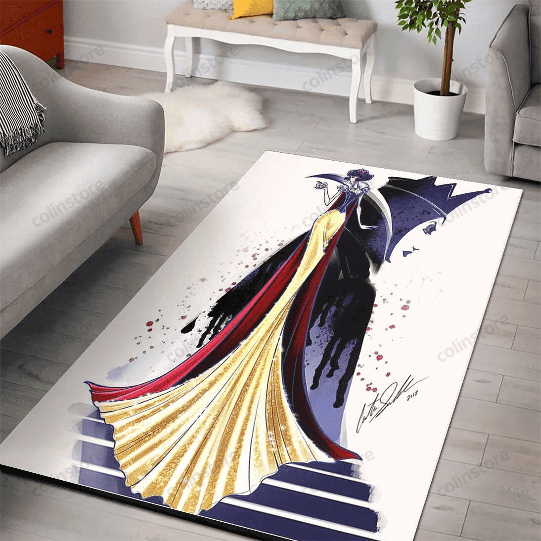 Chicago Bulls 3D Rectangle Area Rug – Full Print Carpet For Living Room & Bedroom Home Decor