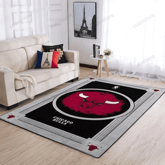 Chicago Bulls Limited Edition Gifts 3D Rectangle Area Rug – Full Print Carpet For Living Room & Bedroom Home Decor
