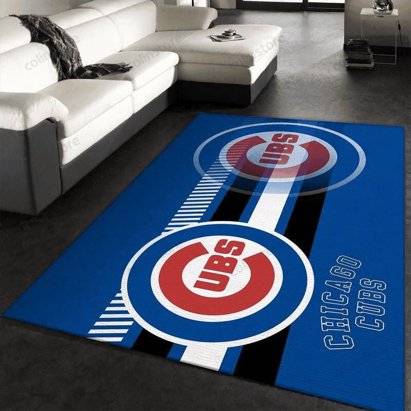 Chicago Cubs 11 3D Rectangle Area Rug – Full Print Carpet For Living Room & Bedroom Home Decor